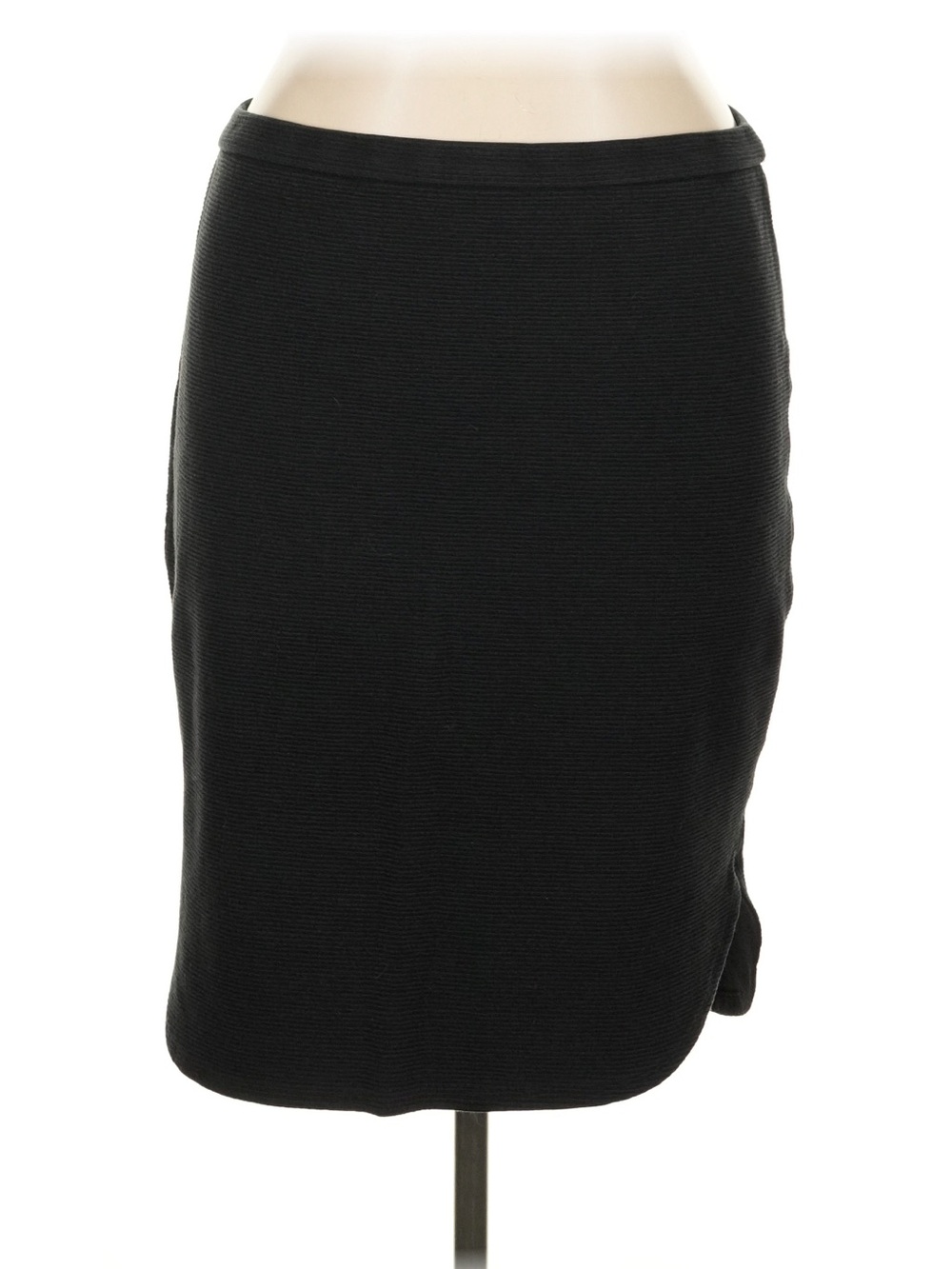BANANA REPUBLIC Black Textured Pencil Skirt Size XL Stretch